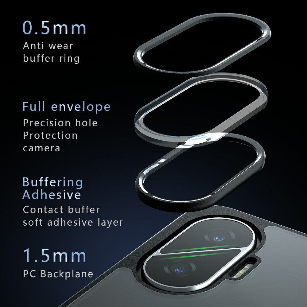 For Xiaomi Poco F7 5G Magnetic Case TPU + PC Matte Skin Touch Phone Cover