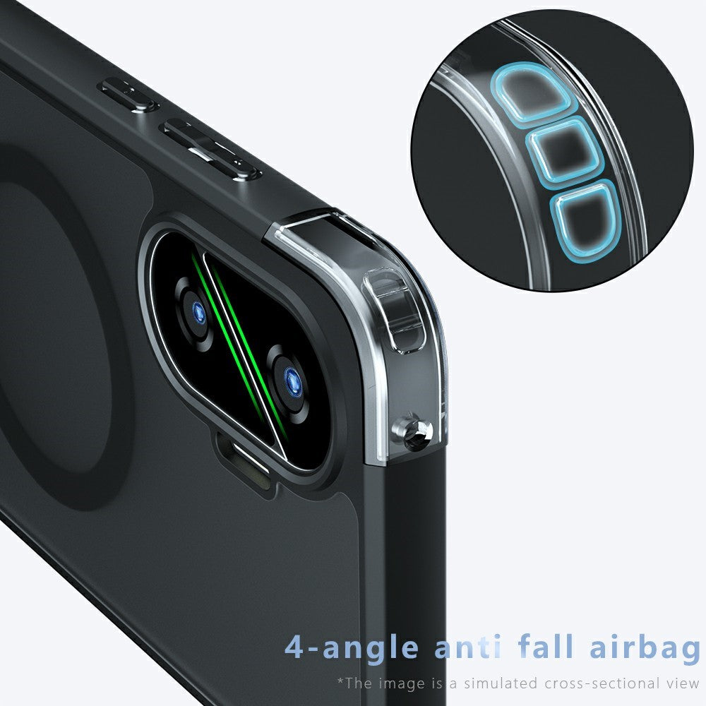 For Xiaomi Poco F7 5G Magnetic Case TPU + PC Matte Skin Touch Phone Cover