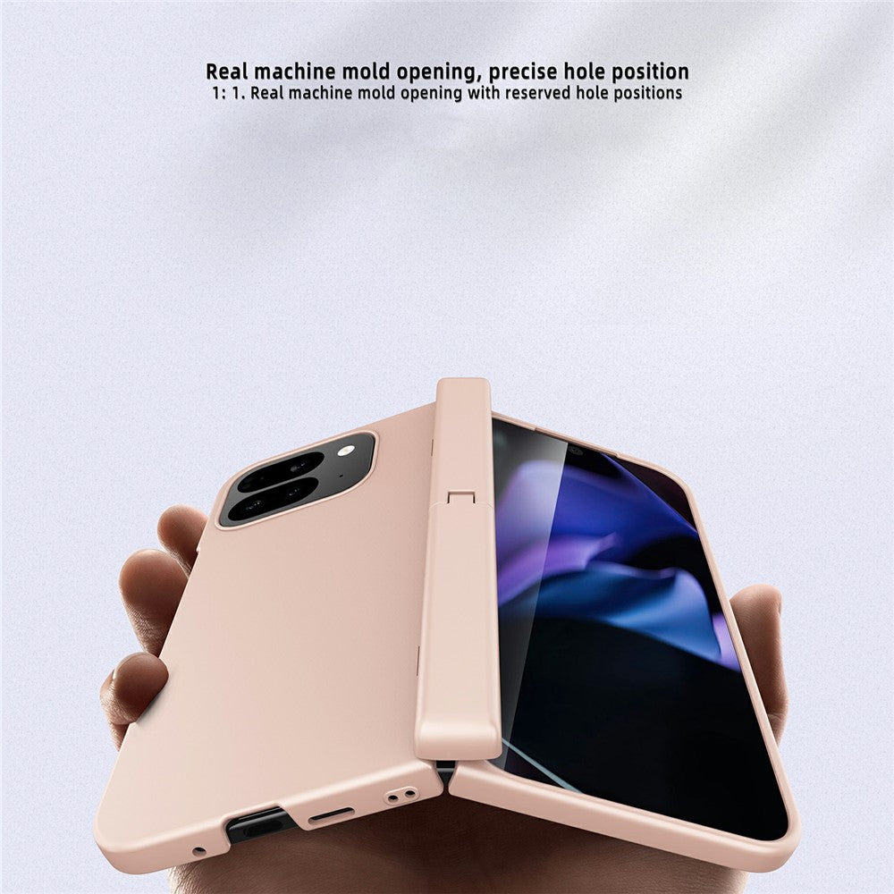 For Google Pixel 10 Pro Fold Case Kickstand Hard PC Phone Cover with Screen Film