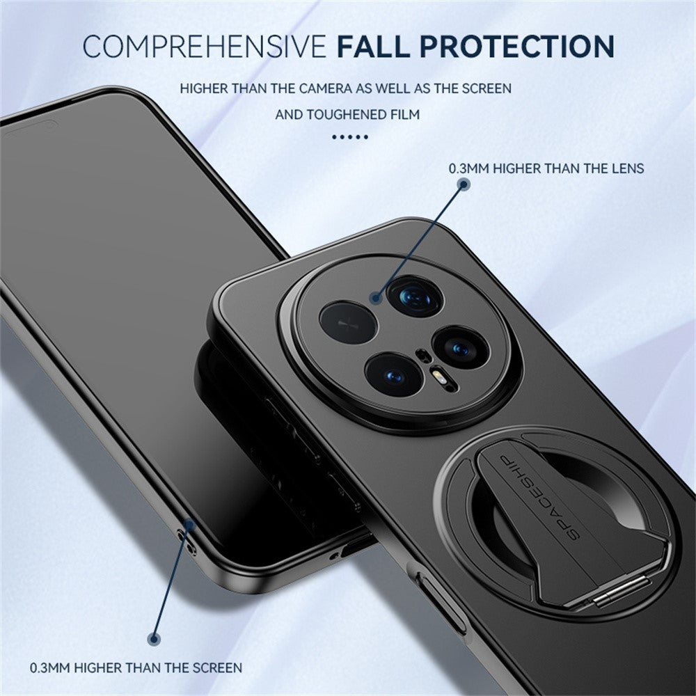 For Honor Magic8 5G Magnetic Case Hidden Kickstand Skin-Feel Matte PC TPU Phone Back Cover