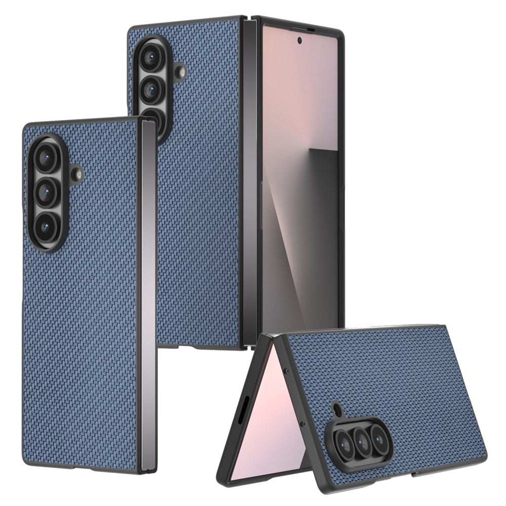 Galaxy Z Fold7 5G Lederhülle – Mit Carbonfaser-Textur