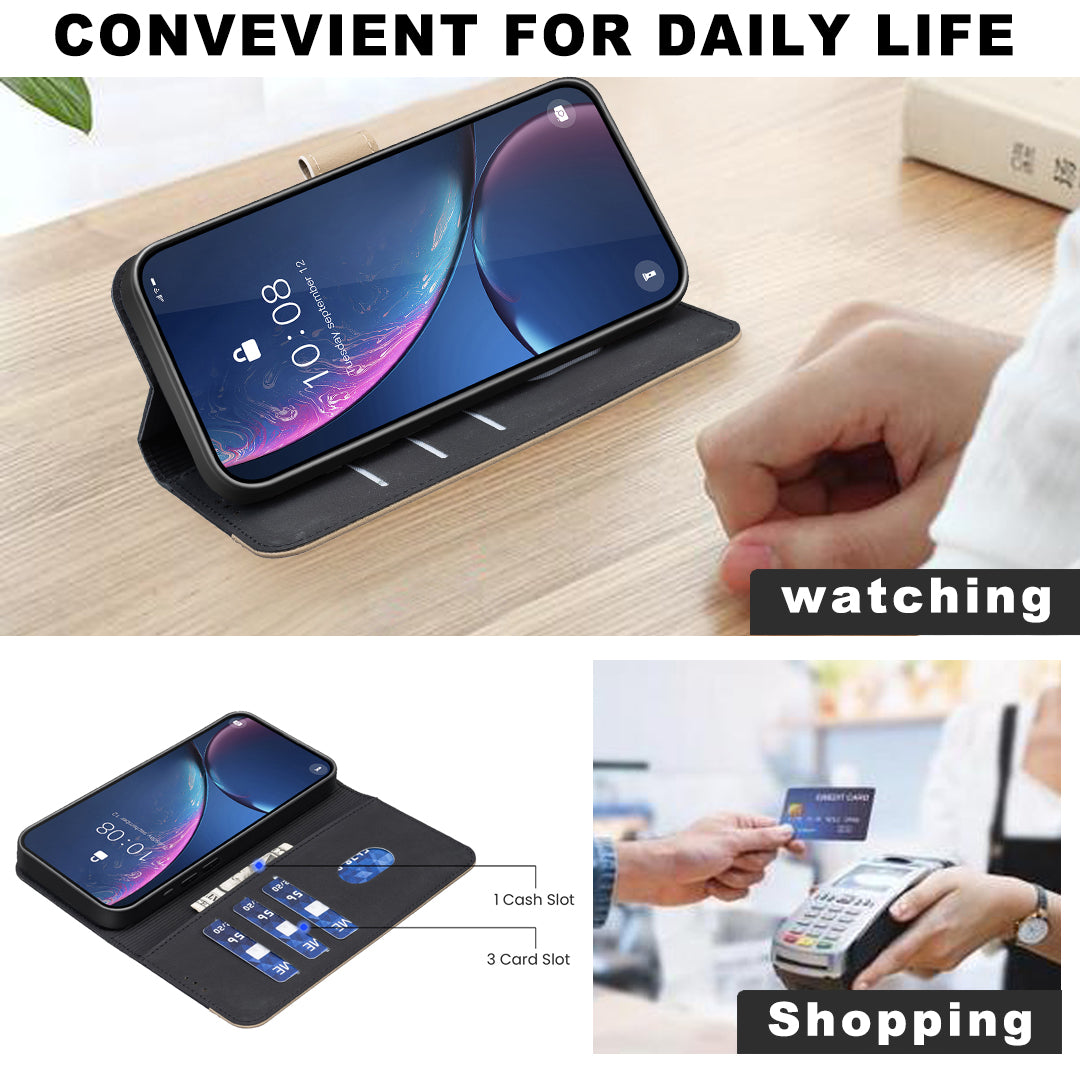BINFEN COLOR For Honor Magic8 Lite 5G / X9d 5G / X70 5G Leather Case  BF36 Floral Pattern Phone Cover RFID Blocking Wallet Stand