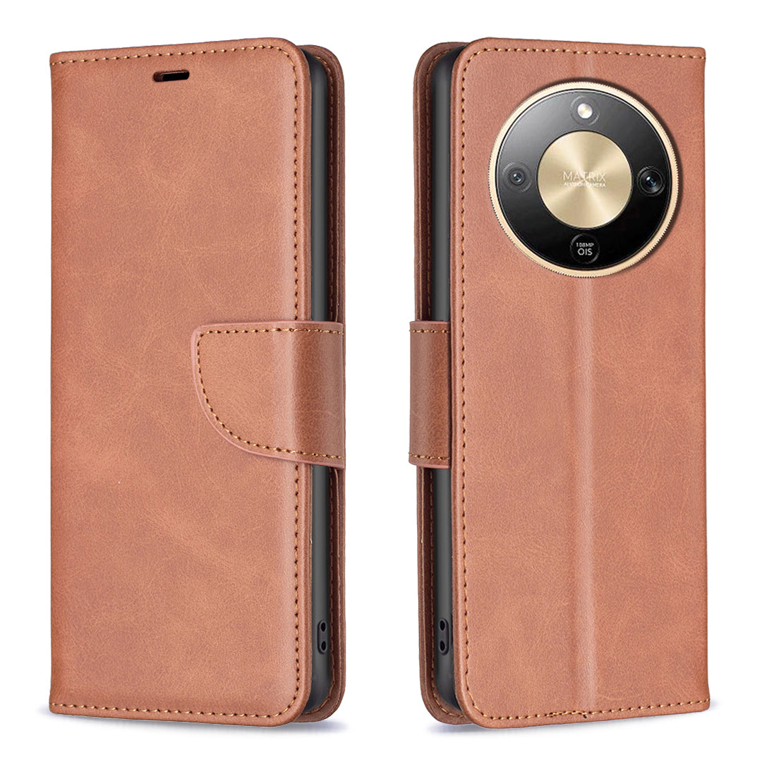 For Honor Magic8 Lite 5G / X9d 5G / X70 5G Case Shockproof PU Leather Cover with Wallet Card Slots