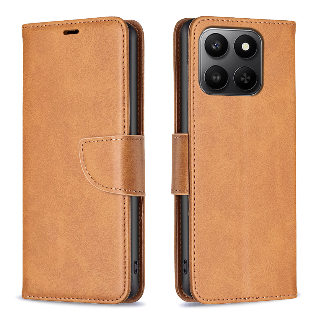 Honor X7d 5G / Honor X7d 4G Wallet-Handyhülle – Stoßfest, aus PU-Leder, mit Kartenfächern