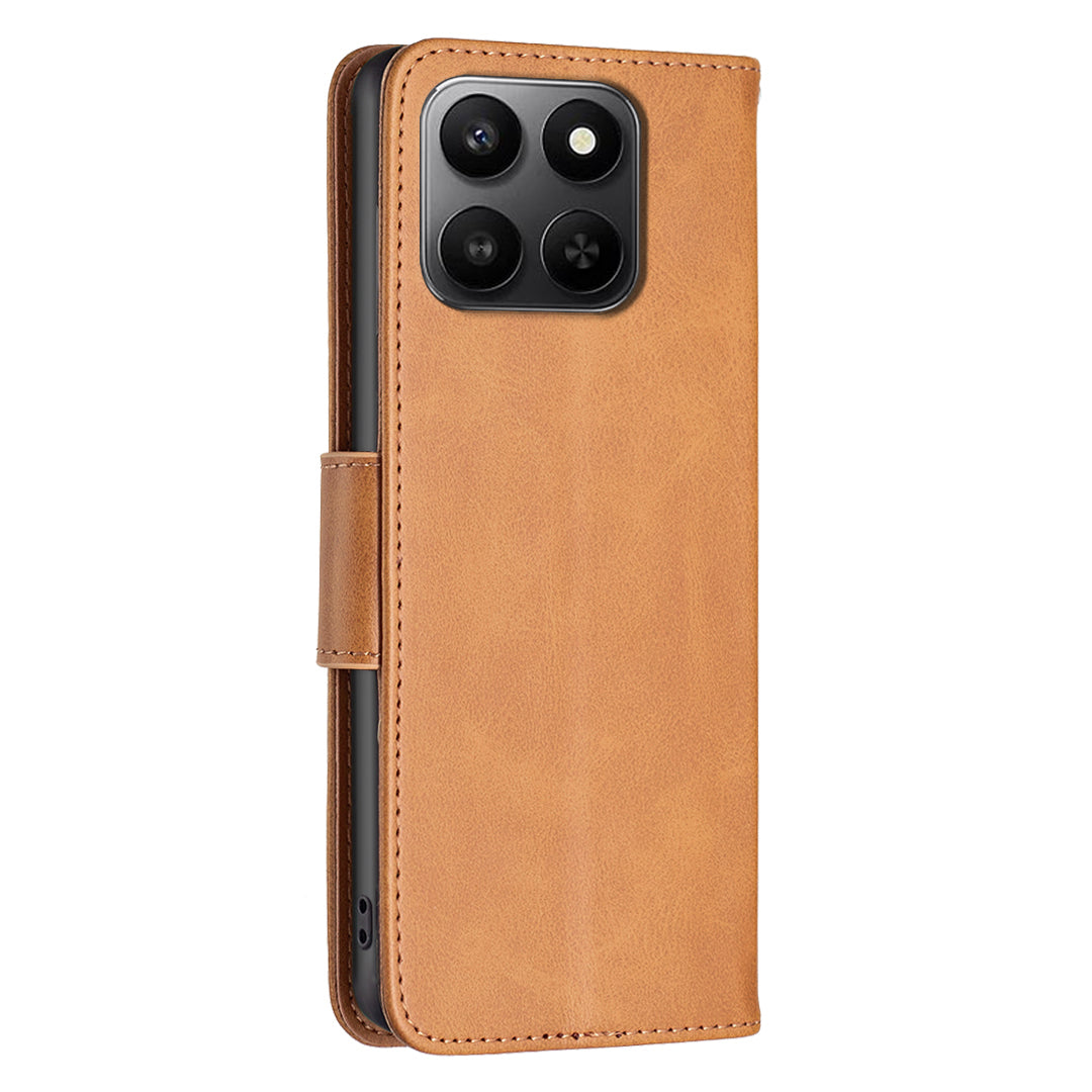 Honor X7d 5G / Honor X7d 4G Wallet-Handyhülle – Stoßfest, aus PU-Leder, mit Kartenfächern
