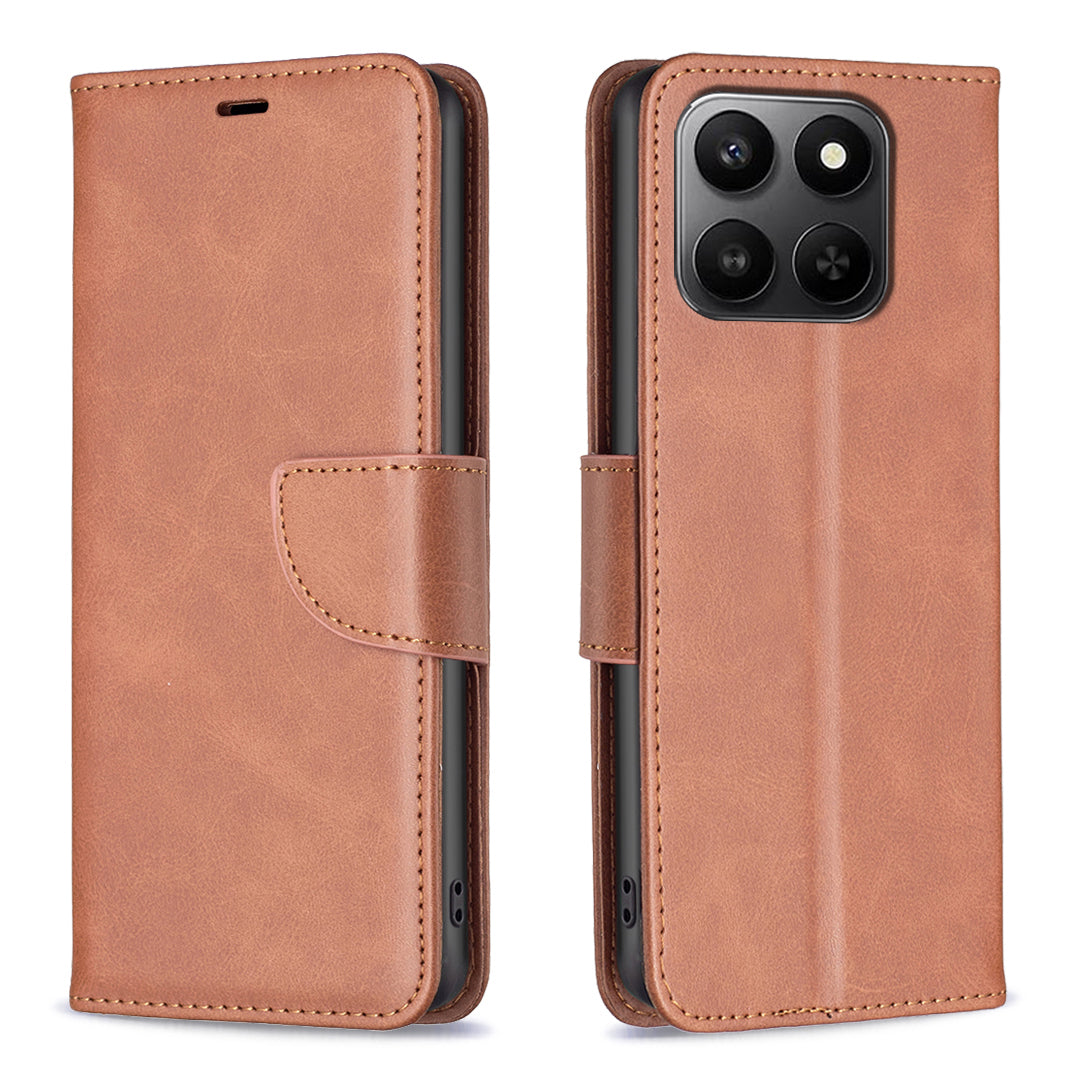 Honor X7d 5G / Honor X7d 4G Wallet-Handyhülle – Stoßfest, aus PU-Leder, mit Kartenfächern