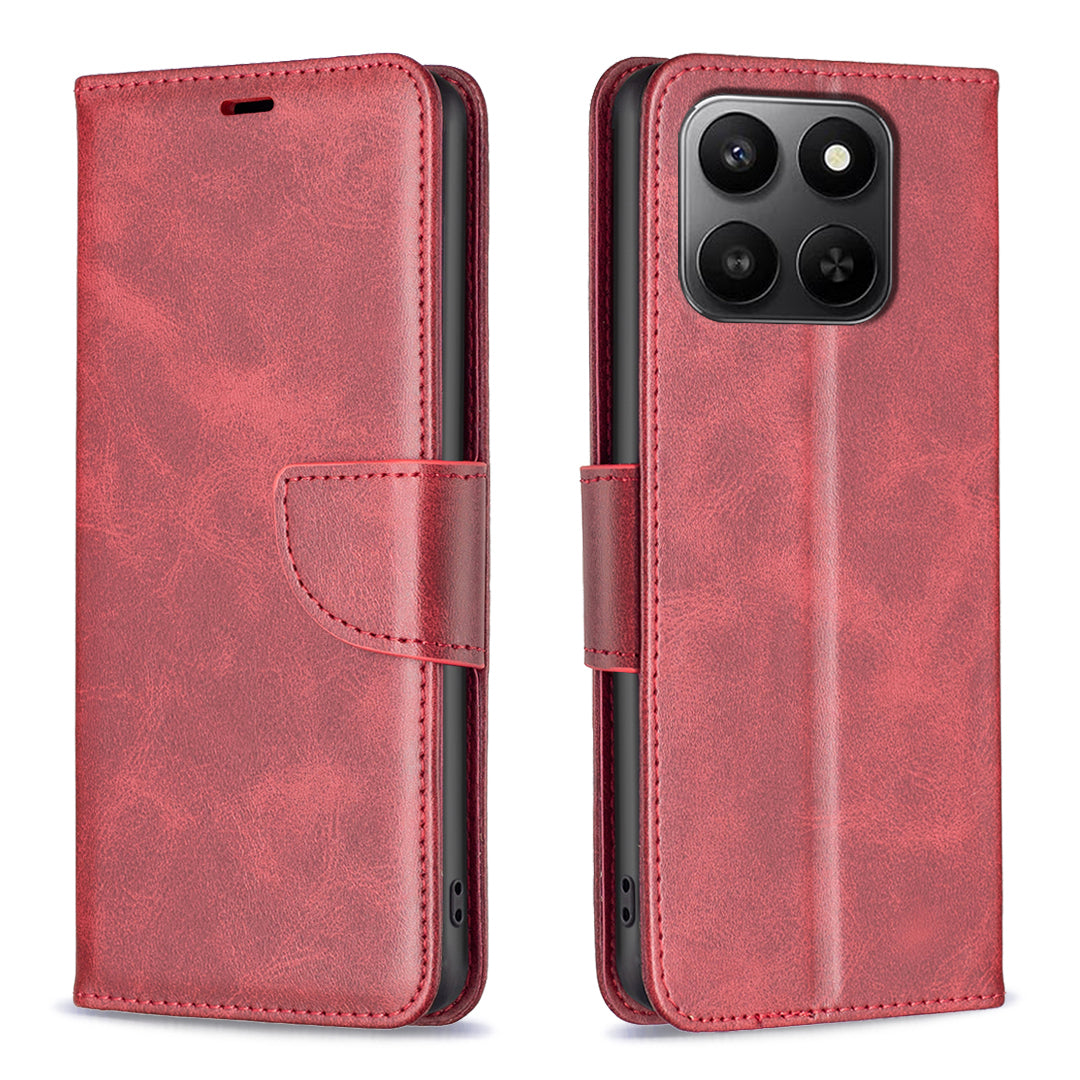 Honor X7d 5G / Honor X7d 4G Wallet-Handyhülle – Stoßfest, aus PU-Leder, mit Kartenfächern