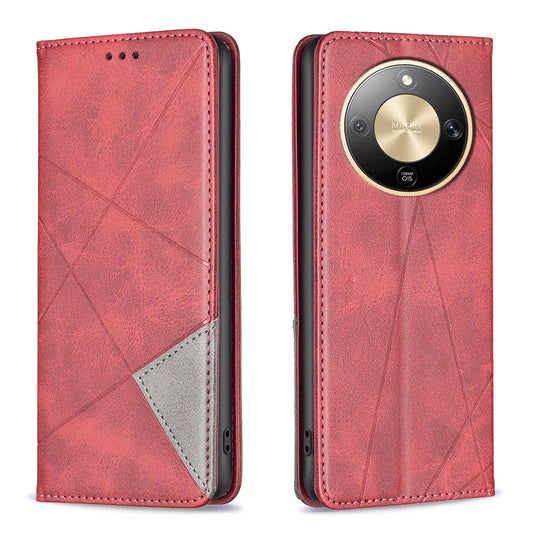 Honor Magic8 Lite 5G / X9d 5G / X70 5G Wallet-Handyhülle – Kratzfest, aus Leder, mit Ständer & bedruckten Kartenfächern