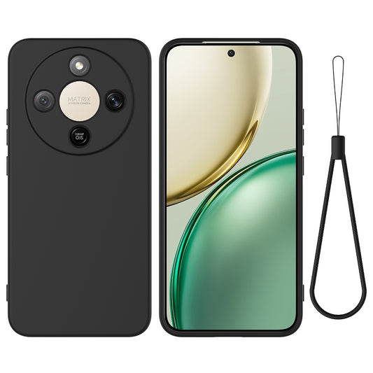 Honor X70 5G / Honor X9d 5G / Honor Magic8 Lite 5G Handyhülle – X9d 5G / X70 5G Flüssigsilikonhülle mit Handschlaufe