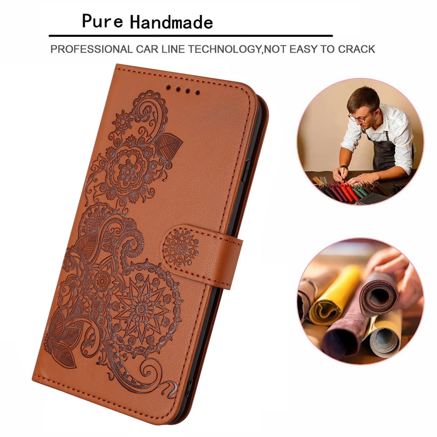 For Honor Magic8 Lite 5G / X9d 5G / X70 5G Phone Cases Mandala Flower Leather Wallet Mobile Cover with Strap
