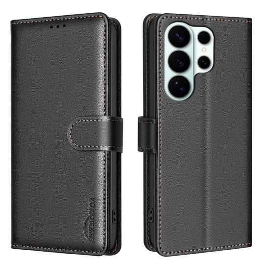 Galaxy S26 Ultra Wallet-Handyhülle – BINFEN COLOR Ledertasche BF32 RFID-blockierende