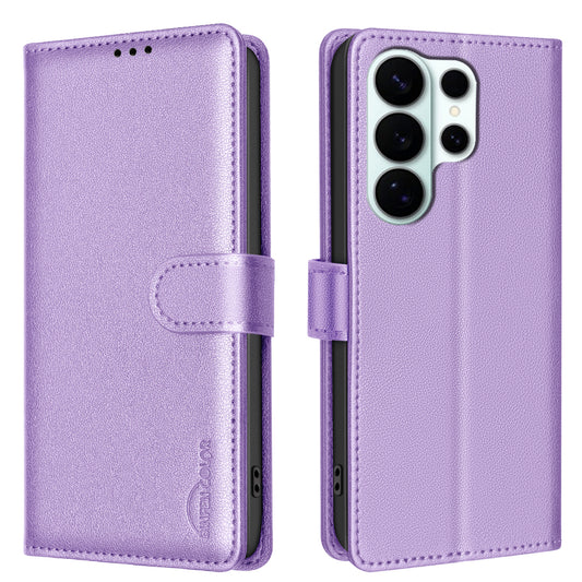 Galaxy S26 Ultra Wallet-Handyhülle – BINFEN COLOR Ledertasche BF32 RFID-blockierende
