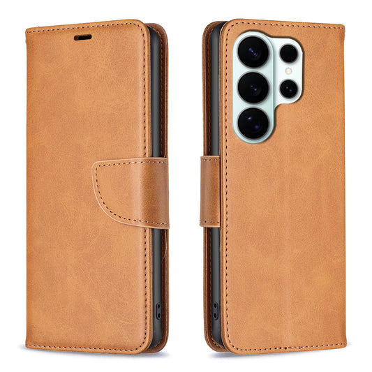 Galaxy S26 Ultra Handyhülle – aus stoßfestem PU-Leder mit Brieftaschen-Kartenfächern