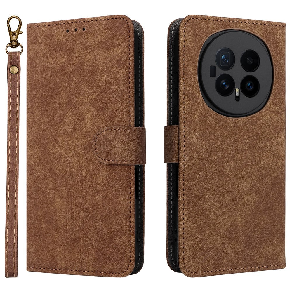 For Honor Magic8 5G Case Wallet RFID Blocking PU Leather Phone Cover Stand with Strap