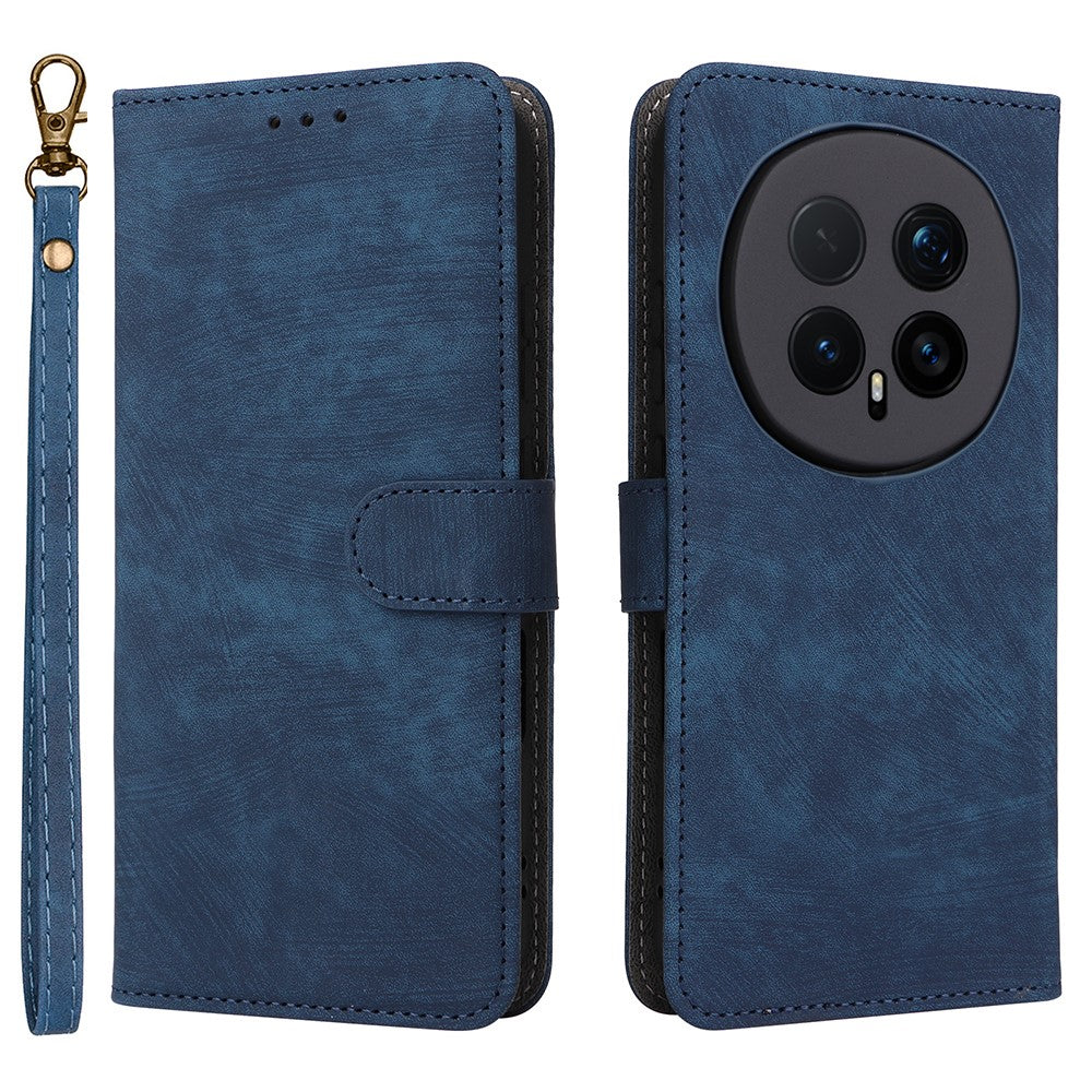 For Honor Magic8 Pro 5G Case Wallet RFID Blocking PU Leather Phone Cover Stand with Strap