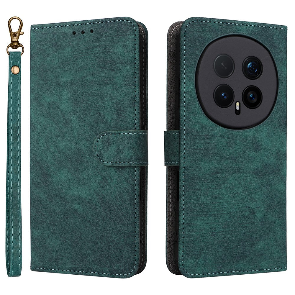 For Honor Magic8 Pro 5G Case Wallet RFID Blocking PU Leather Phone Cover Stand with Strap
