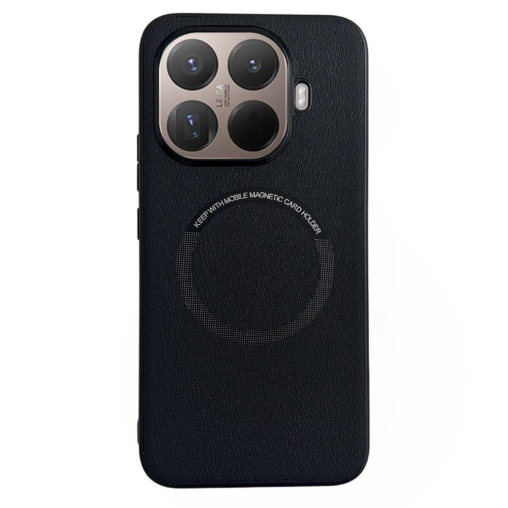 For Xiaomi 15T Pro Magnetic Case Anti-Drop PU Leather + PC Cover