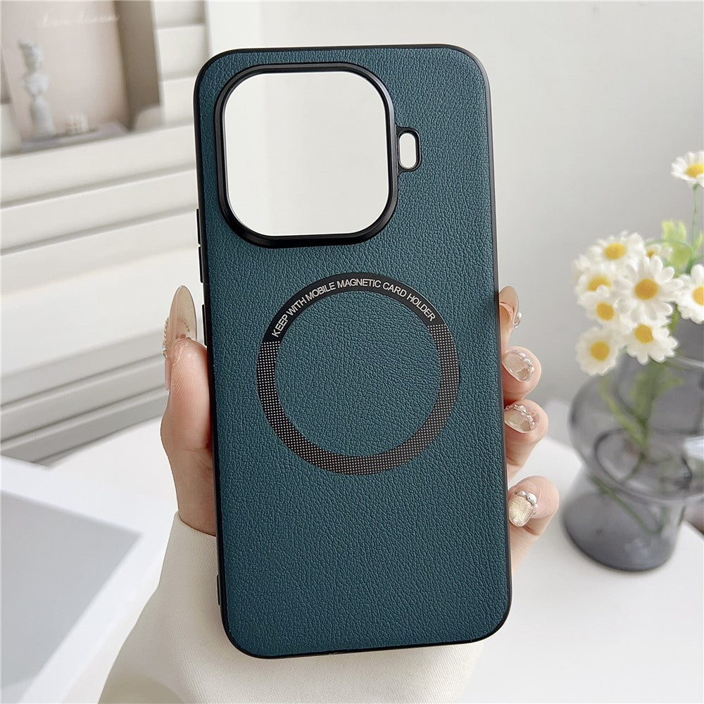 For Xiaomi 15T Pro Magnetic Case Anti-Drop PU Leather + PC Cover