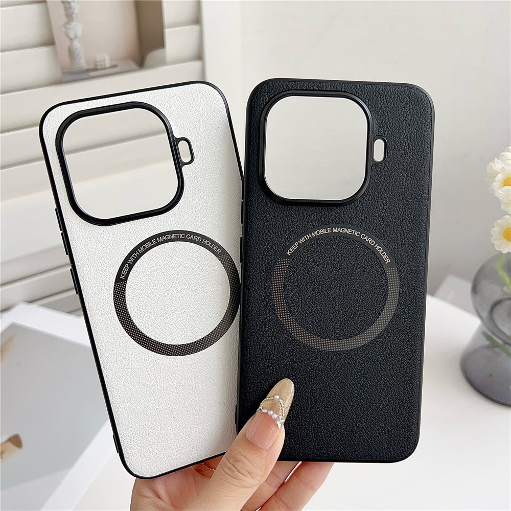 For Xiaomi 15T Pro Magnetic Case Anti-Drop PU Leather + PC Cover