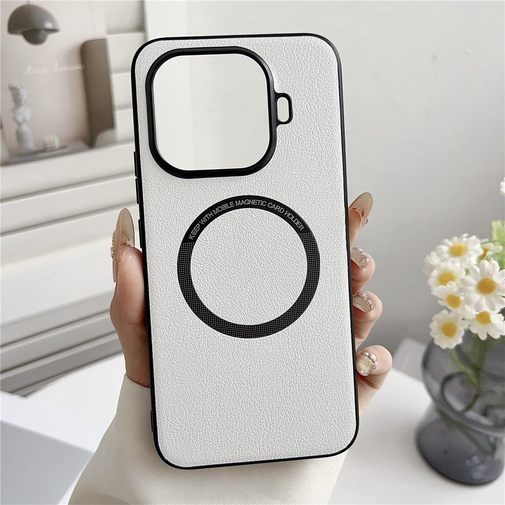 For Xiaomi 15T Pro Magnetic Case Anti-Drop PU Leather + PC Cover