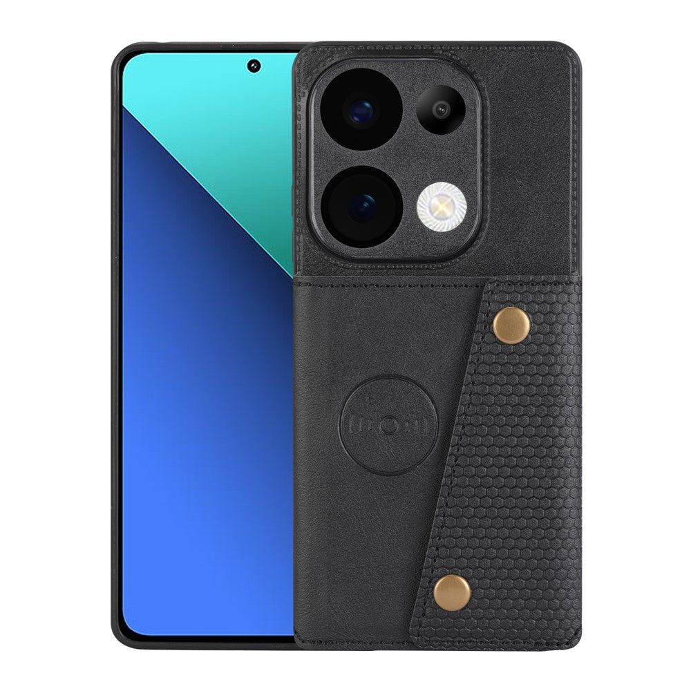 For Xiaomi Redmi 15C 4G (Global) (171mm)  /  Poco C85 4G (171mm) Case with Card Slots Kickstand Leather + TPU Phone Cover