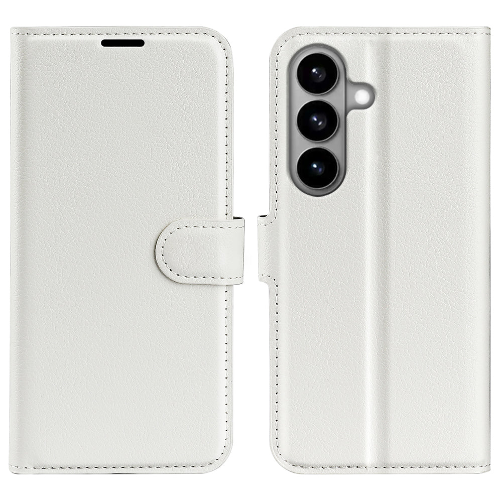 For Samsung Galaxy S26 Case Litchi Texture Shockproof Leather Wallet Phone Cover