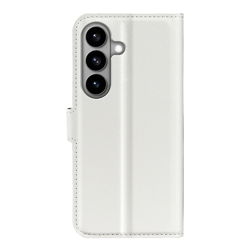 For Samsung Galaxy S26 Case Litchi Texture Shockproof Leather Wallet Phone Cover