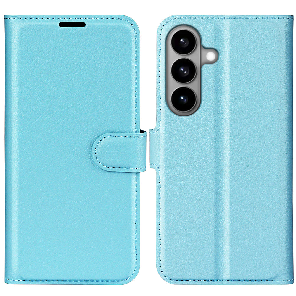 For Samsung Galaxy S26 Case Litchi Texture Shockproof Leather Wallet Phone Cover