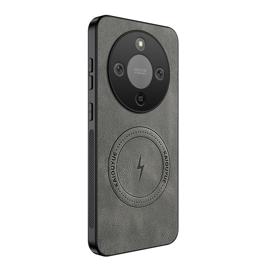Honor X70 5G / Honor X9d 5G / Honor Magic8 Lite 5G Handyhülle – WANLONFENG X9d 5G / X70 5G Magnetische SD1-Serie Nappa-Textur PC TPU