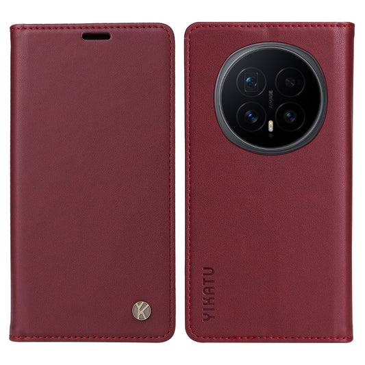 Honor Magic8 5G Handyhülle – YIKATU Handyhüllen Magnetverschluss PU-Leder