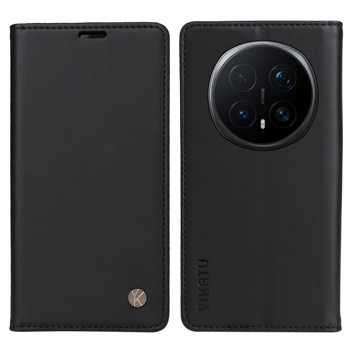 YIKATU For Honor Magic8 Pro 5G Phone Cases  Magnetic Closure PU Leather Mobile Cover