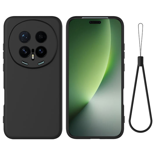 Honor Magic8 Pro 5G Handyhülle – Flüssige Silikonhülle mit Handschlaufe