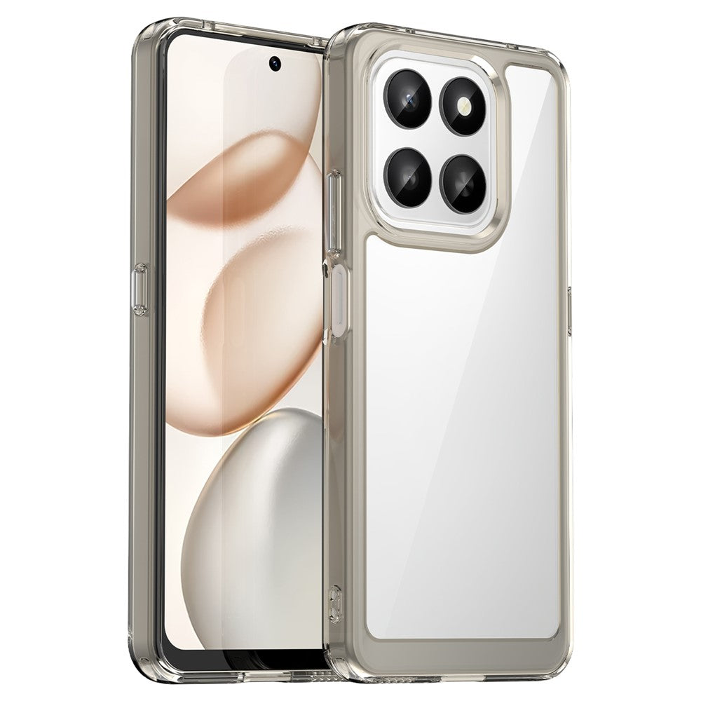 Honor 400 Smart 4G  /  400 Smart 5G  /  X7d 4G  /  X7d 5G Transparente Handyhülle – Stoßfeste Rückseite, aus TPU & Acryl