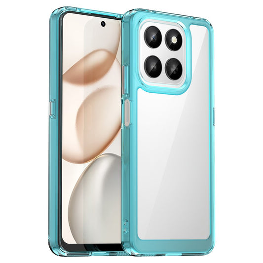 Honor 400 Smart 4G  /  400 Smart 5G  /  X7d 4G  /  X7d 5G Transparente Handyhülle – Stoßfeste Rückseite, aus TPU & Acryl
