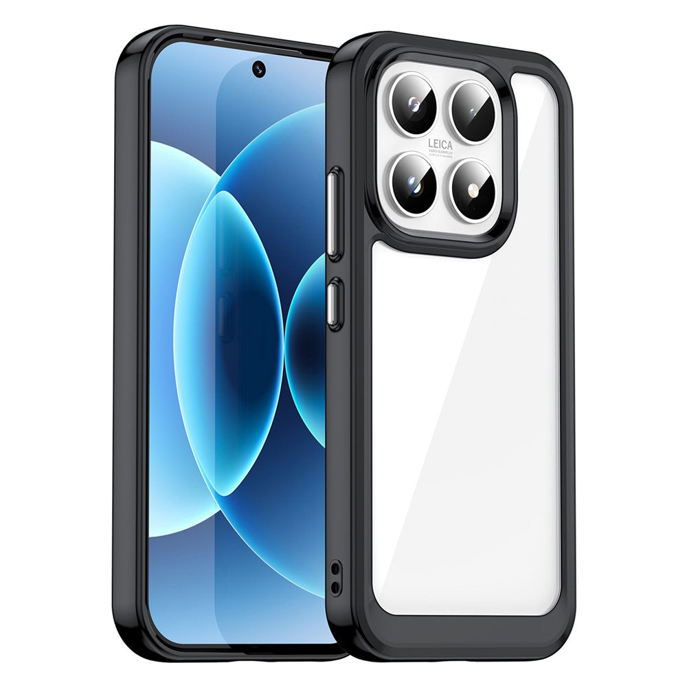 For Xiaomi 17 Case TPU + Acrylic Protective Clear Phone Cover