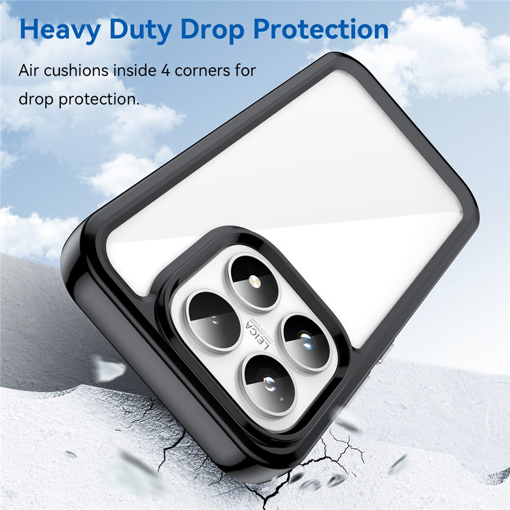 For Xiaomi 17 Case TPU + Acrylic Protective Clear Phone Cover