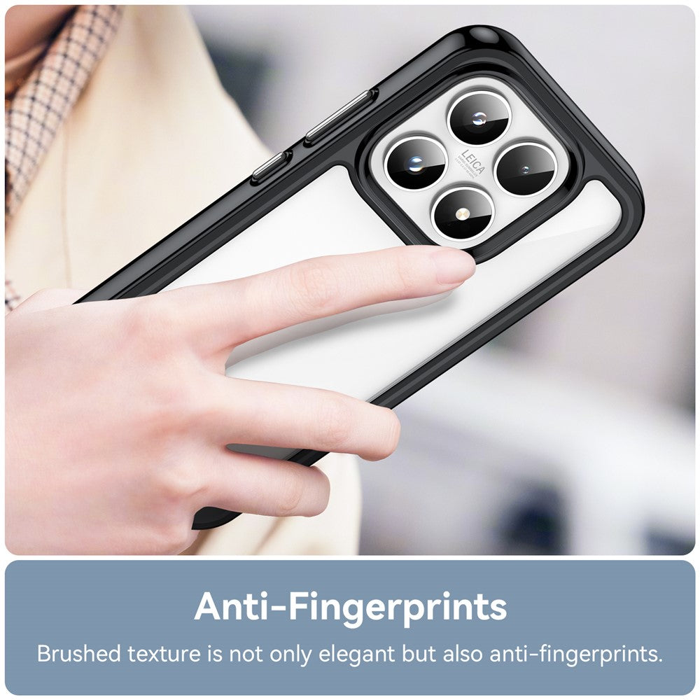 For Xiaomi 17 Case TPU + Acrylic Protective Clear Phone Cover