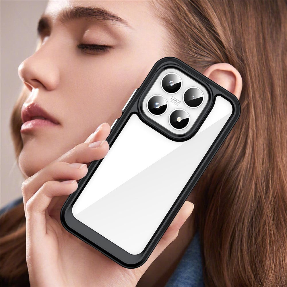 For Xiaomi 17 Case TPU + Acrylic Protective Clear Phone Cover