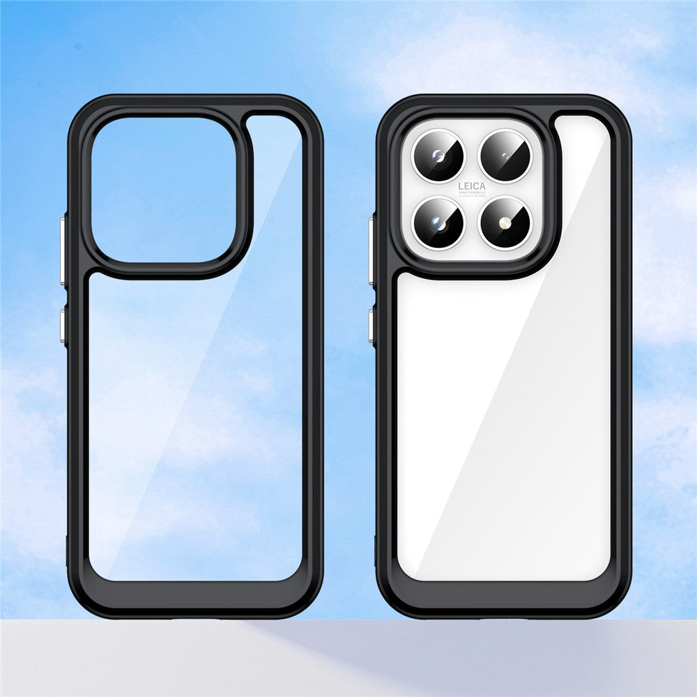 For Xiaomi 17 Case TPU + Acrylic Protective Clear Phone Cover