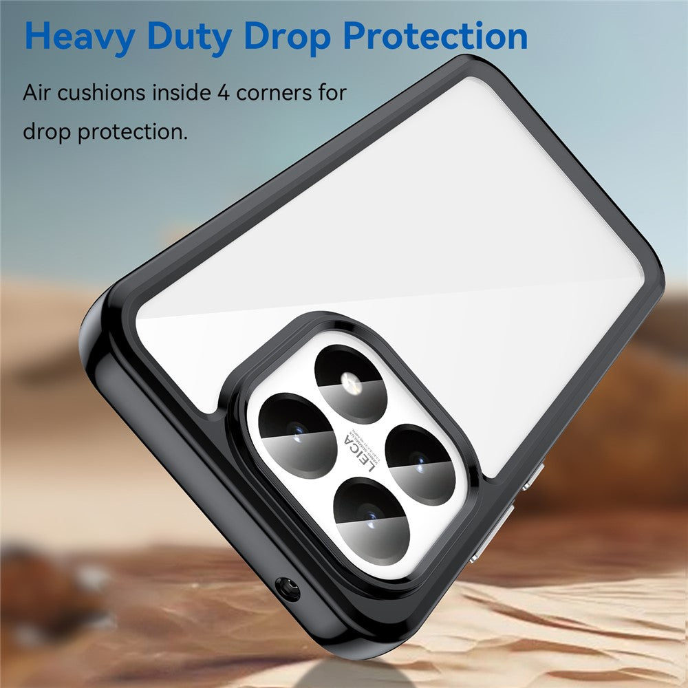 For Xiaomi 15T Case TPU + Acrylic Protective Clear Phone Cover
