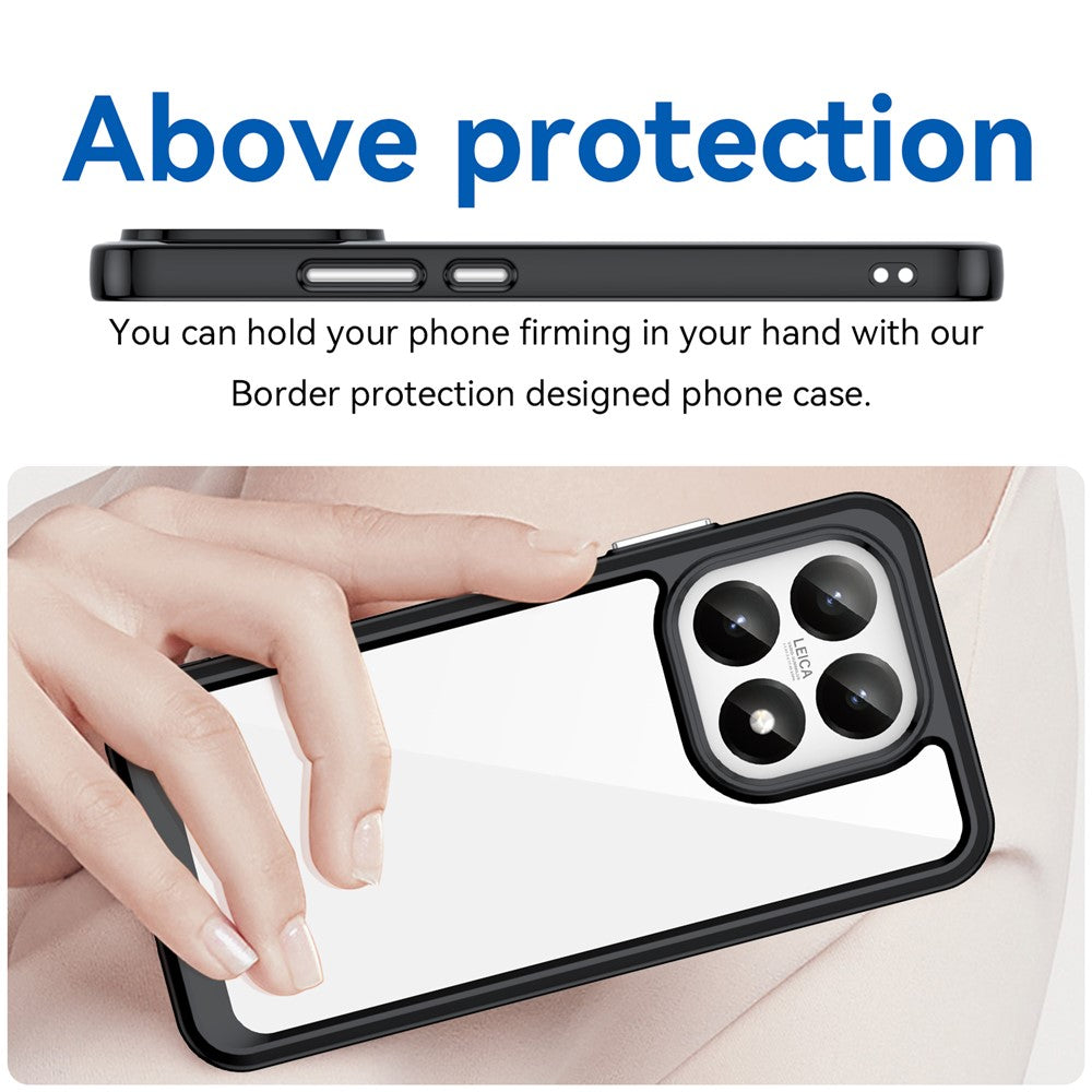 For Xiaomi 15T Case TPU + Acrylic Protective Clear Phone Cover
