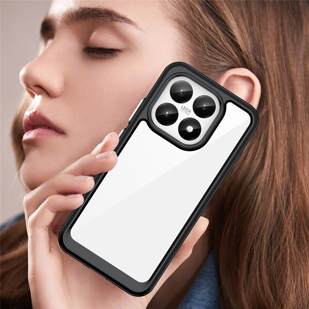 For Xiaomi 15T Case TPU + Acrylic Protective Clear Phone Cover