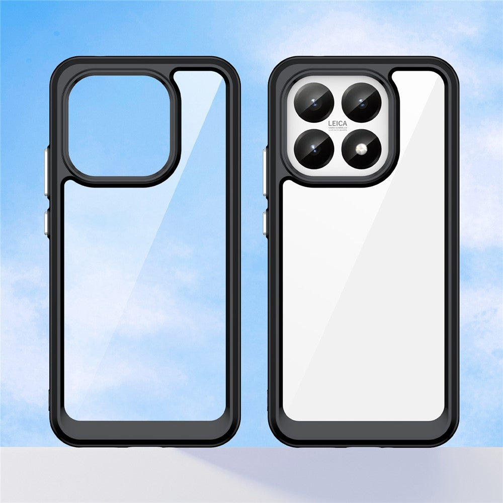For Xiaomi 15T Case TPU + Acrylic Protective Clear Phone Cover