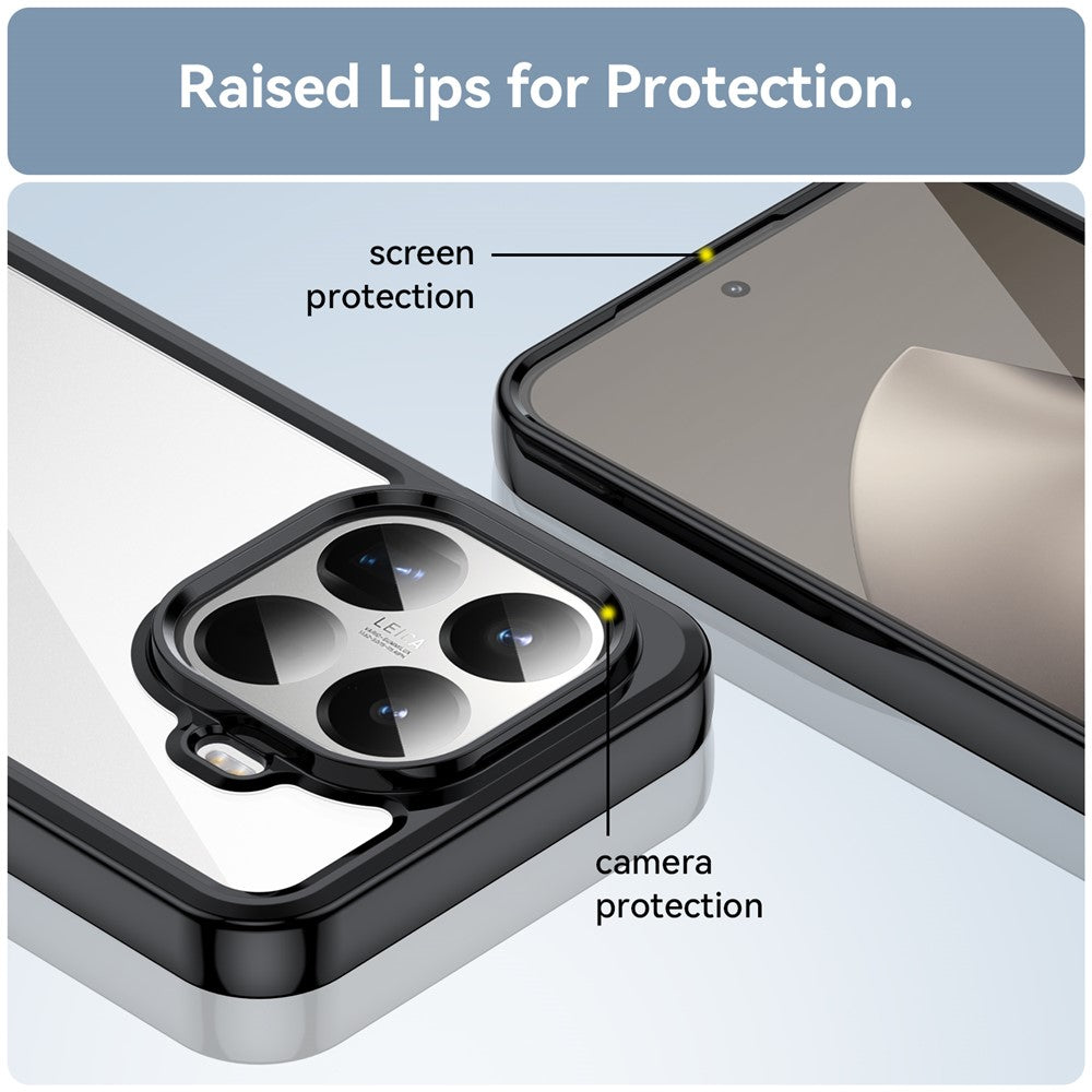 For Xiaomi 15T Pro Case TPU + Acrylic Protective Clear Phone Cover