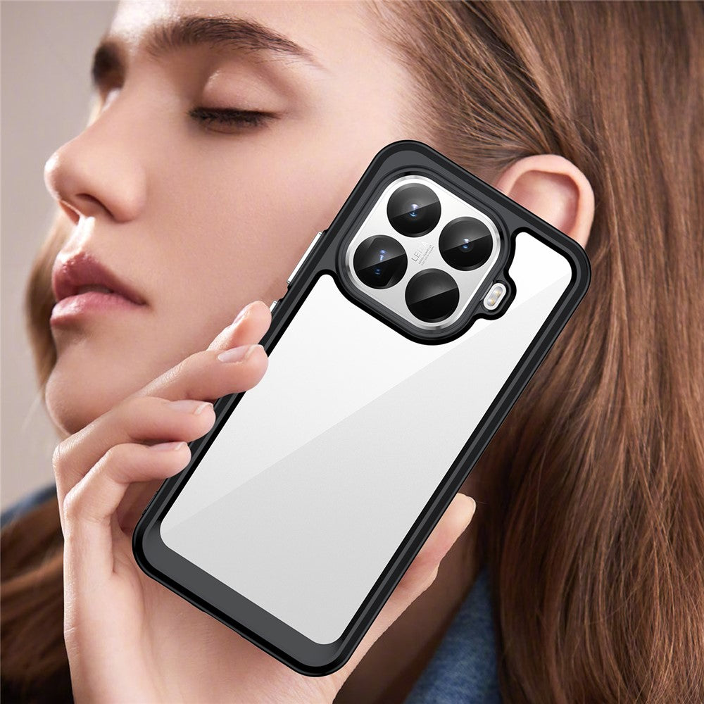 For Xiaomi 15T Pro Case TPU + Acrylic Protective Clear Phone Cover