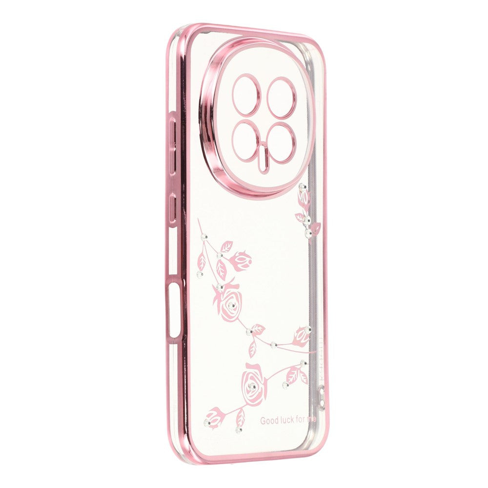 KADEM For Honor Magic8 5G Case Flower Rhinestone Decor TPU Phone Cover