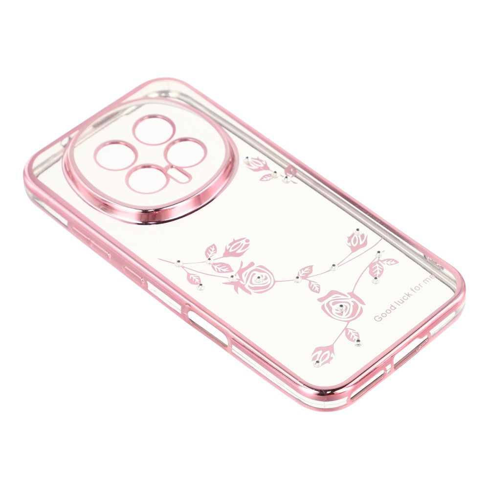 KADEM For Honor Magic8 5G Case Flower Rhinestone Decor TPU Phone Cover