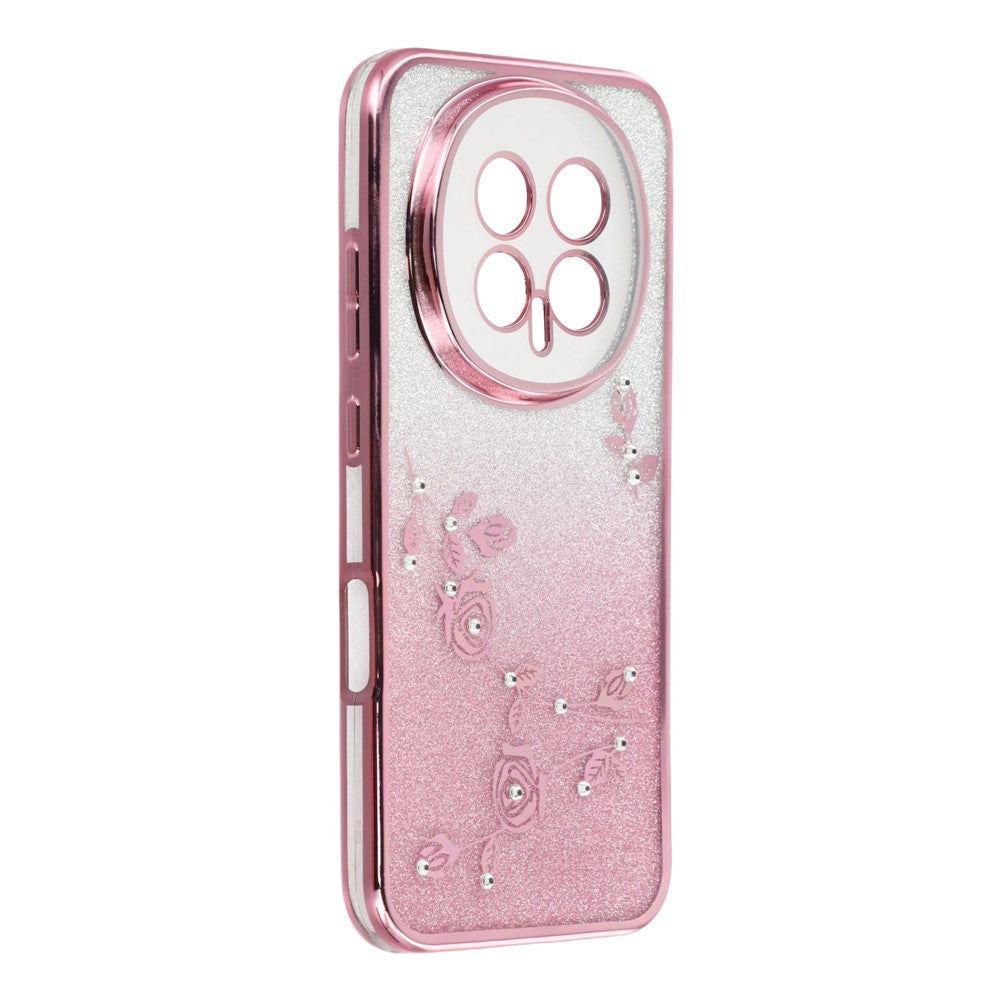 KADEM For Honor Magic8 5G Case Flower TPU Flexible Gradient Phone Cover