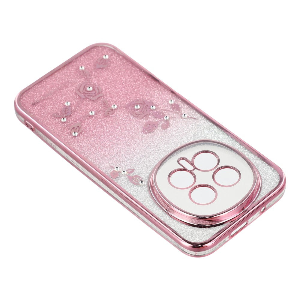 KADEM For Honor Magic8 5G Case Flower TPU Flexible Gradient Phone Cover