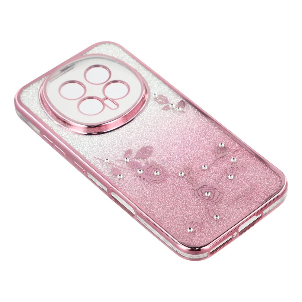 KADEM For Honor Magic8 5G Case Flower TPU Flexible Gradient Phone Cover